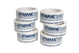 Manc Global Branded Acrylic Packing Tape (48mm X 91m) - Pack of 6